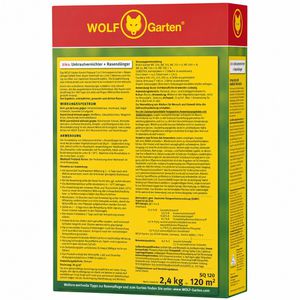 Produktbild für Dünger Wolf-Garten SQ 120 2-in-1 Rasendünger