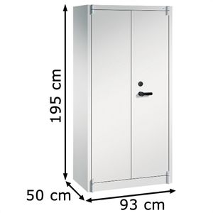 Produktbild für Aktenschrank CP-Möbel Certos, 1170-100, aus Metall, feuerfest