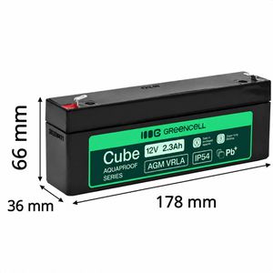 Produktbild für AGM-Batterie Green-Cell VRLA