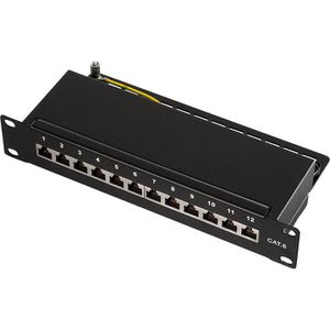 Produktbild für Patchpanel LogiLink NP0046, Cat 6