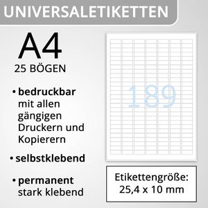 Produktbild für Universaletiketten Herma 10900, Special, weiß