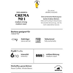 Produktbild für Kaffee Gorilla Espresso Crema No.1