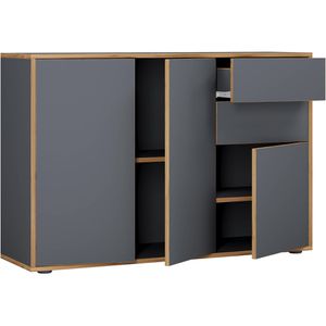 Sideboard VCM Salia 920816, aus Holz, anthrazit