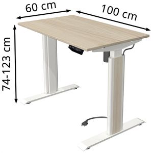 Produktbild für Schreibtisch Kerkmann Move 1 advance, ahorn