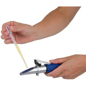 Produktbild für Refraktometer Kerbl 1464, analoges Handrefraktometer