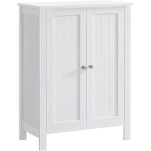 Produktbild für Badschrank Vasagle BCB60W, mit 4 Füßen, weiß