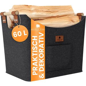 Kaminholztasche Black-Oak Montana XL, anthrazit