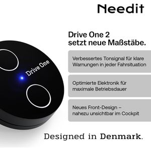 Produktbild für Radarwarner Needit Drive One 2, 7510, mit Batterie