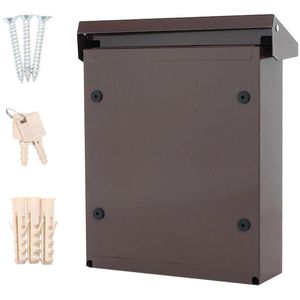 Produktbild für Briefkasten Rottner T04563, Cesena, braun, aus Stahl