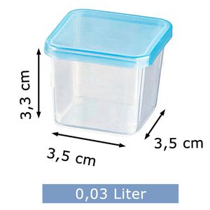 Produktbild für Frischhaltedose Kigima MiraHome blau, aus Kunststoff