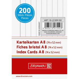 Produktbild für Karteikarten Brunnen 102289100, A8