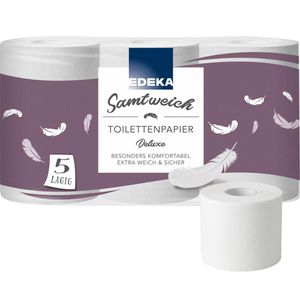 Produktbild für Toilettenpapier Edeka Samtweich, Deluxe