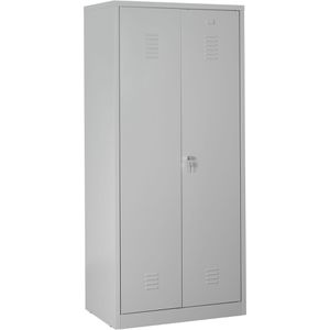 Produktbild für Mehrzweckschrank G-Office UNC.18, abschließbar, lichtgrau