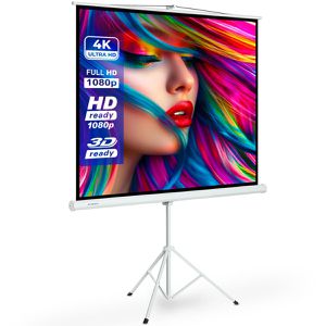 Beamer-Leinwand ESMART Economy EXS Stativ