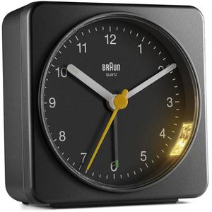 Produktbild für Wecker Braun BC03B schwarz, analog