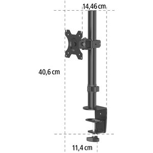 Produktbild für Monitorhalterung Hama 118489, VESA 75x75 &amp; 100x100 mm