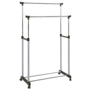 Produktbild für Garderobenständer Haku-Möbel Poldi 2, silber