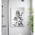 Sinus-Art Wandbild König Frosch, Leinwand, Hochformat, 40 x 60 cm ...