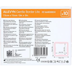 Produktbild für Pflaster Smith&amp;Nephew ALLEVYN Lite, 10 Strips