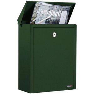 Produktbild für Briefkasten Allux 200, grün, aus Stahl
