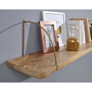 Produktbild für Wandregal Wohnling WL6.598, braun