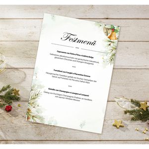 Produktbild für Weihnachtsbriefpapier Sigel DP689, Bells