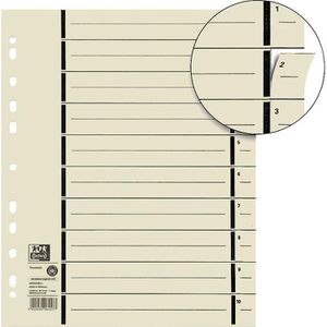 Produktbild für Trennblätter Oxford 400004672, mit Perforation, A4