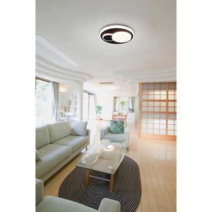 Produktbild für Deckenleuchte Eglo Lepreso, schwarz, LED