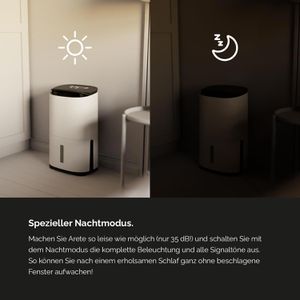 Produktbild für Luftentfeuchter Meaco Dry Arete Two, weiß / schwarz