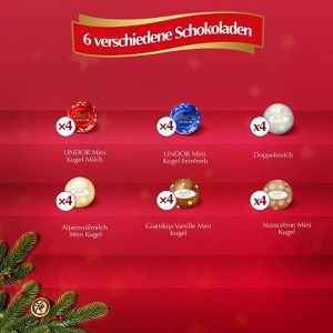 Produktbild für Adventskalender Lindt Weihnachts-Zauber