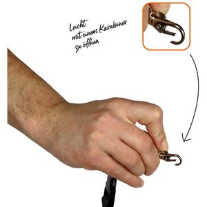 Produktbild für Schlüsselband Karteo schwarz, Textil
