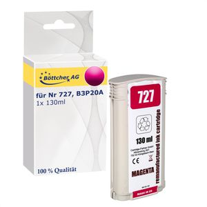 Produktbild für Tinte Böttcher-AG für HP 727, B3P20A