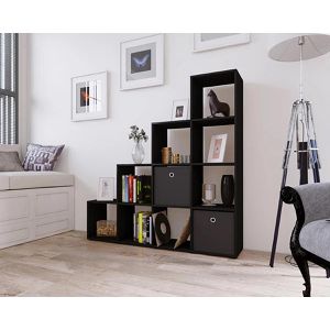 Produktbild für Bücherregal VCM Napoli, 912409, schwarz