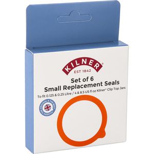 Produktbild für Einmachgummis Kilner 0025.500, rot, 60 x 82 mm
