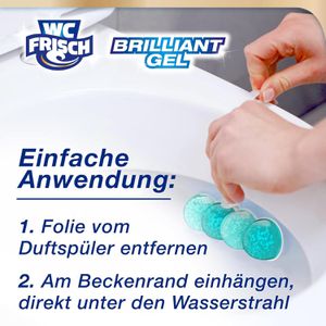 Produktbild für WC-Duftspüler WC-Frisch Brilliant Gel, Alpine Lake