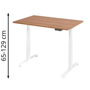 Schreibtisch Böttcher-AG Base Lite, nussbaum / weiß