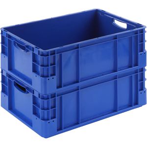Produktbild für Eurobox Alpha-Paletten Silverline, blau, 40 Liter