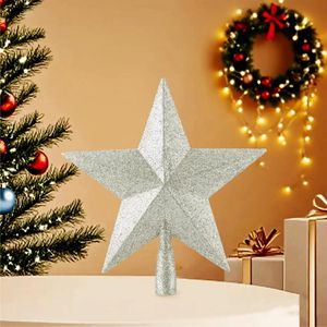 Produktbild für Christbaumspitze TK-Gruppe 98408, glitzernd, silber
