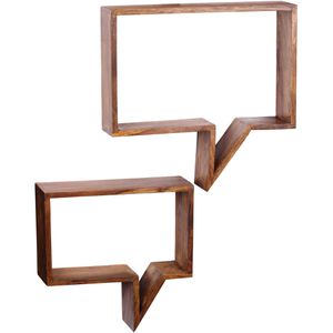 Wandregal Wohnling Mumbai, WL1.529, sheesham