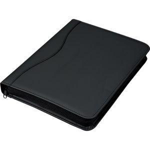 Produktbild für Schreibmappe Alassio 30070, Rondo, schwarz, Kunstleder