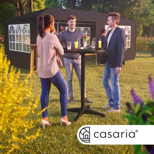 Produktbild für Stehtisch CASARIA schwarz Ø 60cm, klappbar