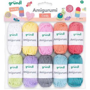 Häkelgarn Gründl 1299-1 Amigurumi Candy, 10 Stück