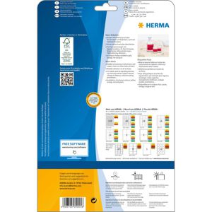Produktbild für Universaletiketten Herma 5045 Special, neon-rot