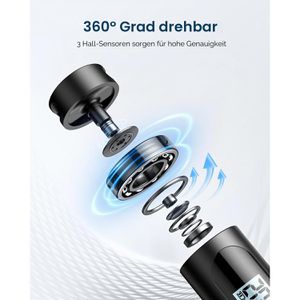 Produktbild für Springseil RENPHO Smart, Stahlseil mit Kugellager, App-fähig