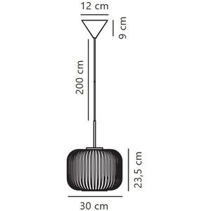 Produktbild für Pendelleuchte Nordlux Milford 30, mit E27-Fassung