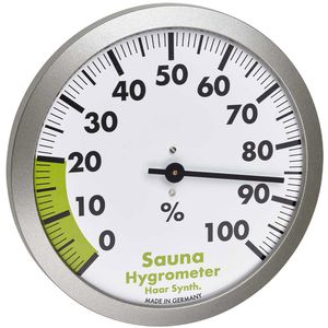 TFA Saunathermometer 40.1054.50 analog, Polycarbonat, mit Hygrometer, Ø 120mm