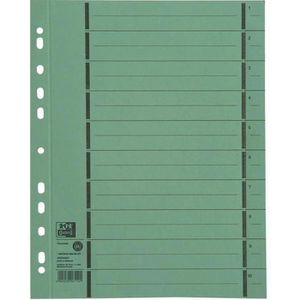 Produktbild für Trennblätter Oxford 400004667, mit Perforation, A4