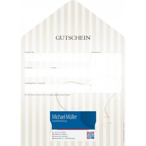 Produktbild für Gutscheinkarte notizblock24 dinner, 19 x 9cm