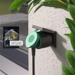 Produktbild für Smart-Steckdose Offgridtec 021625, für außen
