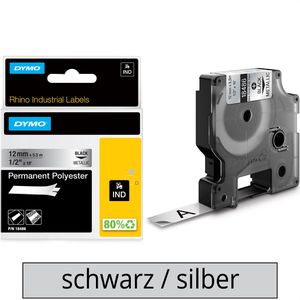 Schriftband Dymo 18486, Rhino, IND, 12mm